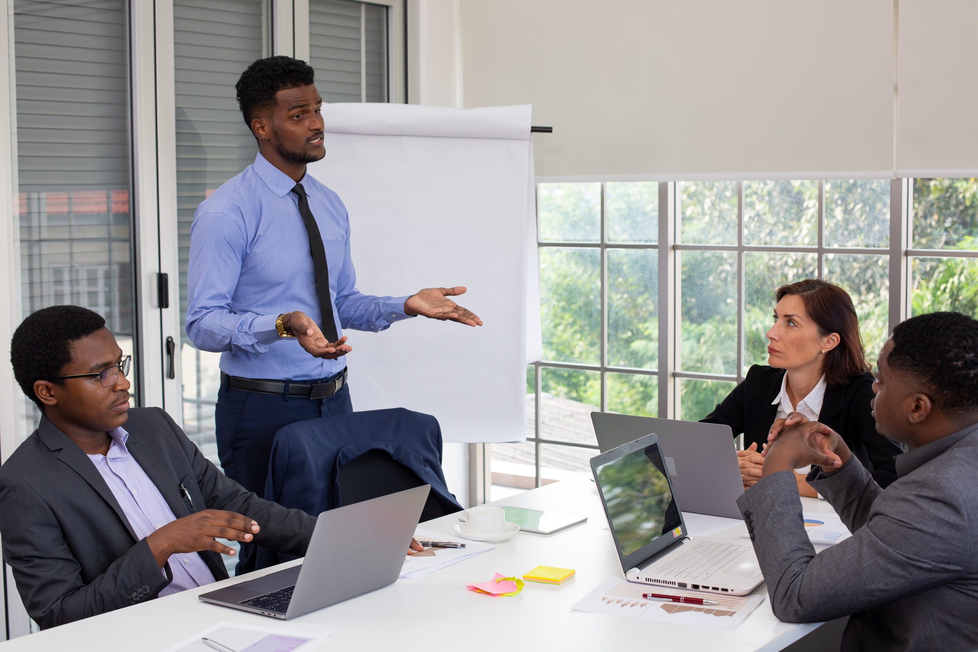 Business team in a meeting